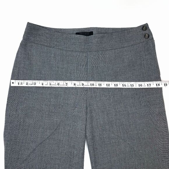 The Limited Gray Mid-Rise Wide Leg Business Office Dress Pants Sz 8 - Picture 7 of 13